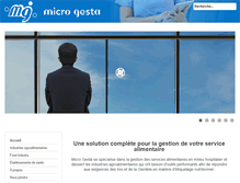 Tablet Screenshot of microgesta.com